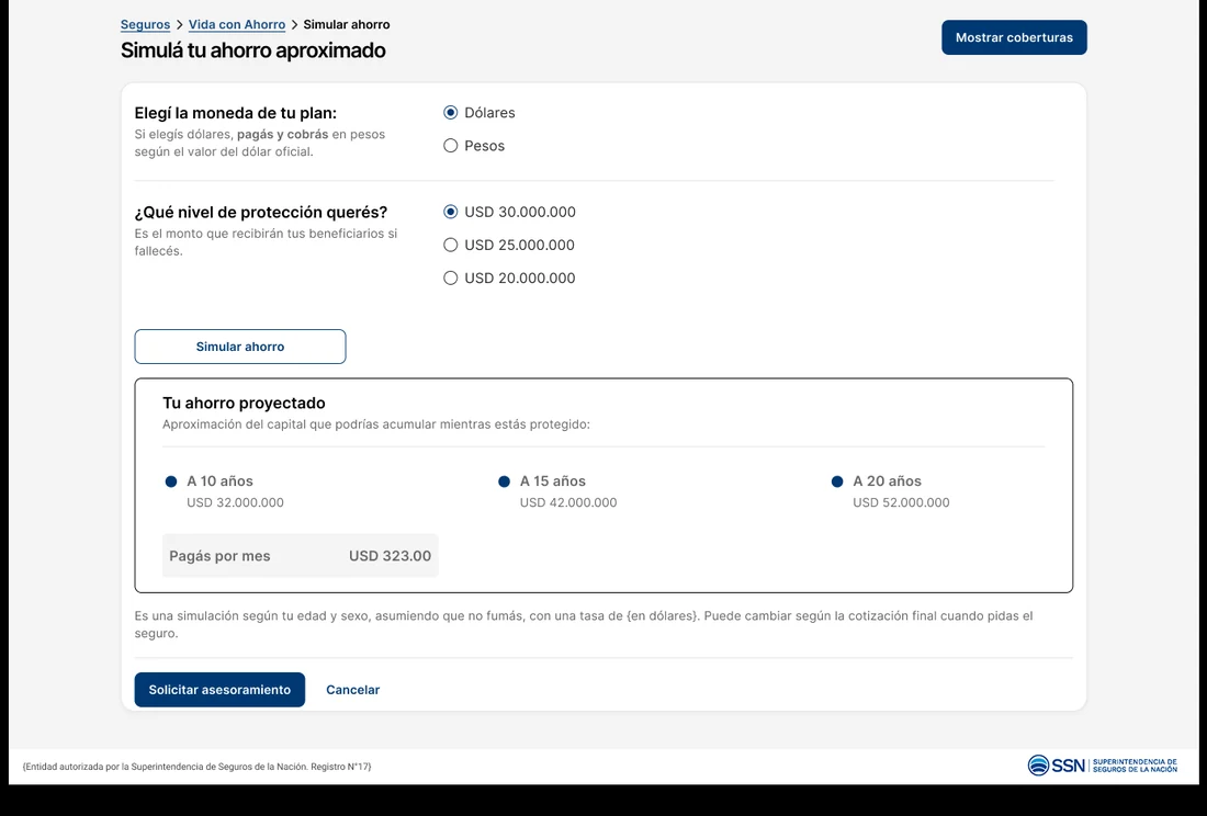 Simulador nuevo de ahorro